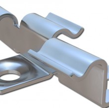 Кляймер металл Hilst Fix prof 3D с компенсатором зазора, универсальный для Ecodeck, Darvolex, Holzhof 40*24*12 мм