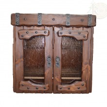 Ящик навесной (2 двери) под вытяжку с коваными  ручками,серия "Государь"  600х340хН450