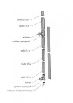 КуБасту вертикальная (нерж.AISI 430/0.5мм)