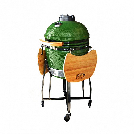 Керамический гриль - барбекю Start grill-18, зеленый, 48см (арт.SKL18G)