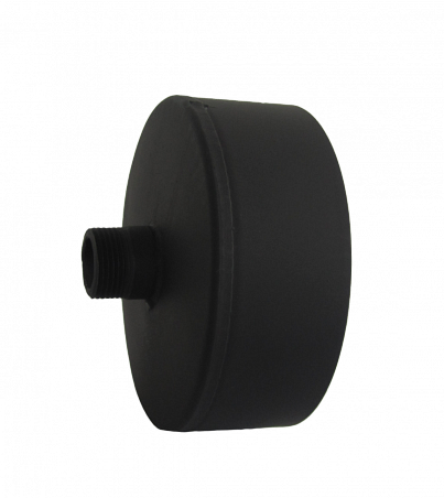 Заглушка с конденсатотводом Ф200 0,7 мм (КПД) черный