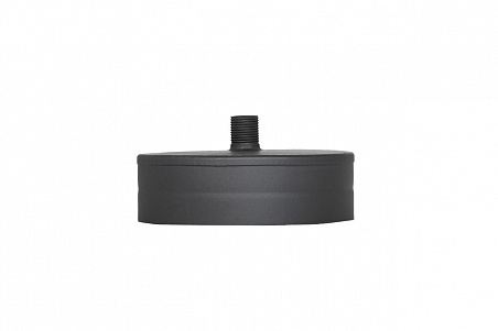 Заглушка с конденсатотводом Ф150 0,7 мм (КПД) черный