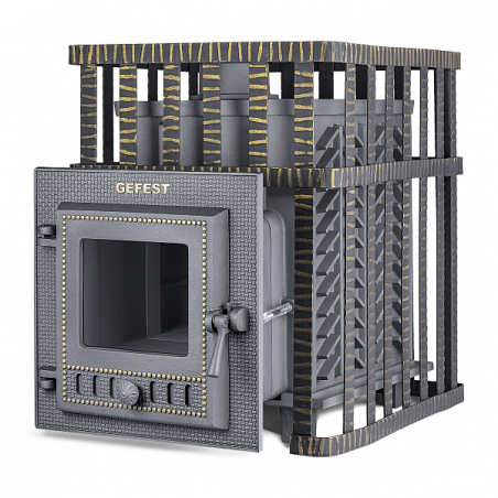 Чугунная печь для бани Гефест (ЗК в сетке -18 М) до 18 кубов