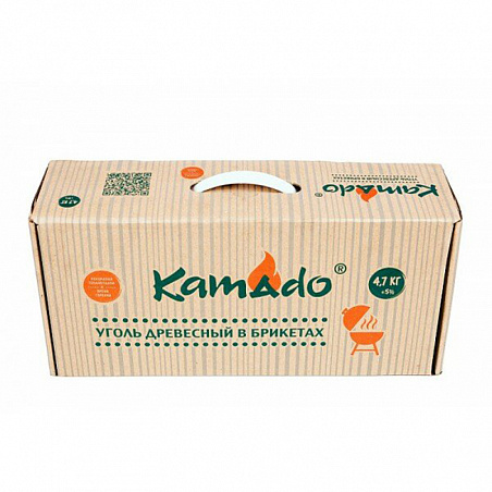 Уголь "Камадо" (брикеты)  4,7 кг, коробка