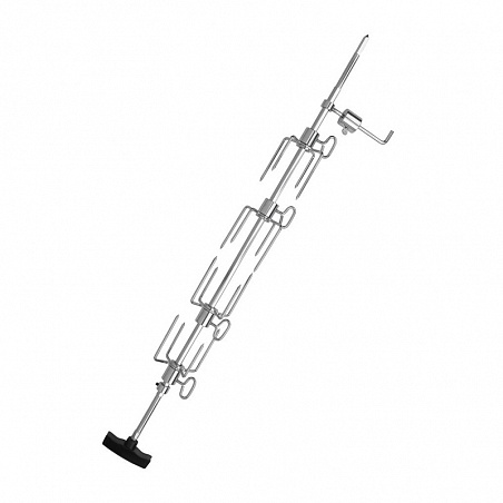 Вертел с 4-мя зажимами и электромотором для грилей 485/495/500