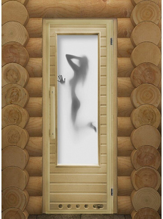 Дверь Элит с вентиляцией стекло"Искушение" 1820х720мм "DoorWood"