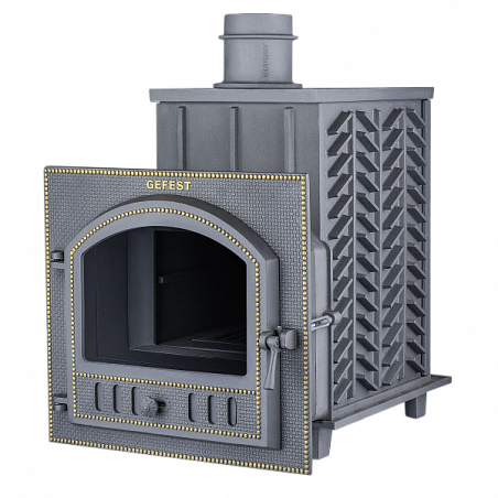 Чугунная печь для бани Гефест (ЗК-30 П) до 30 кубов