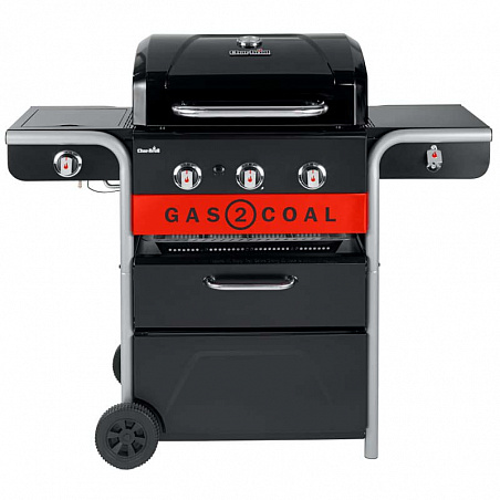 Газовый гриль + угольный Char-Broil  Gas2Coal Hybrid 3B 