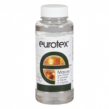 Масло для защиты полка 0,25 кг бесцветный "EUROTEX-САУНА" /РОГНЕДА/