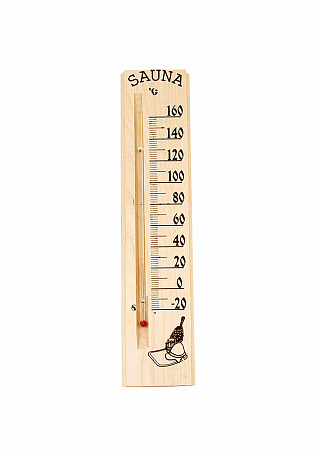 Термометр для сауны и бани большой ТСС-4 в коробочке "Sauna"